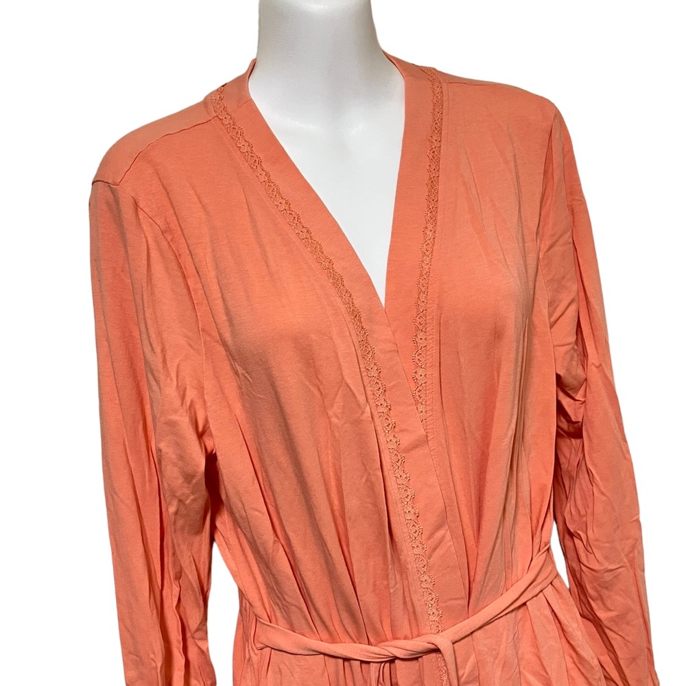 Chanteuse Intimates Lace Trim Robe - Picture 2 of 8